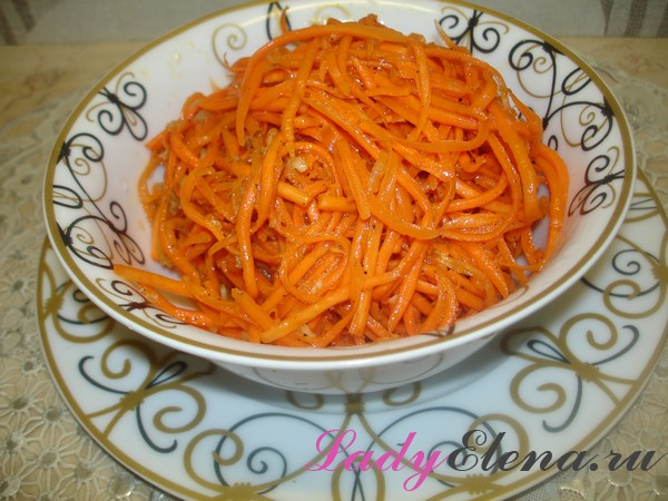 Фото рецепт вкусной морковки по-корейски