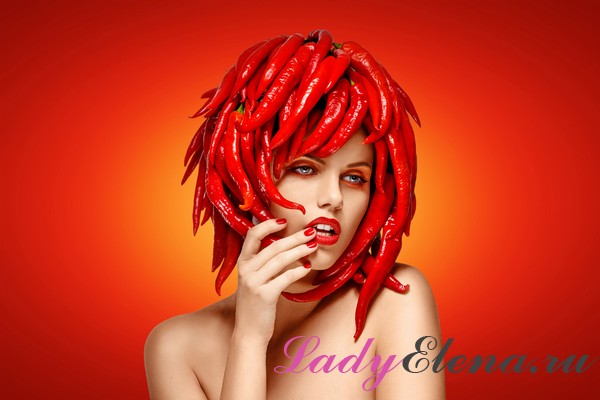 Красный перец для волос 