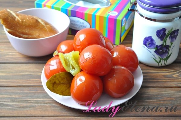 Маринованные помидоры в 3-х литровых банках - фото-рецепт