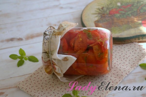 Салат из помидоров на зиму фото-рецепт