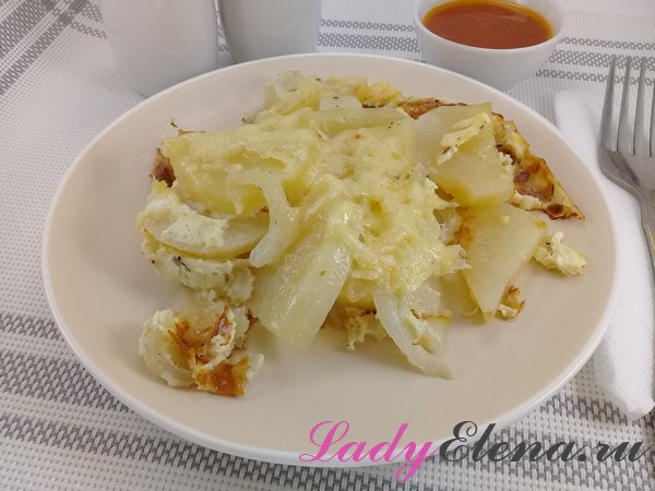 Картошка с сыром фото-рецепт