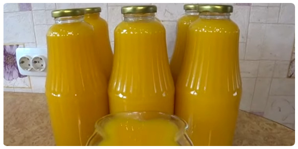 Сок из тыквы, апельсинов и лимонов