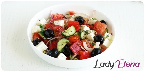 Греческий салат в домашних условиях